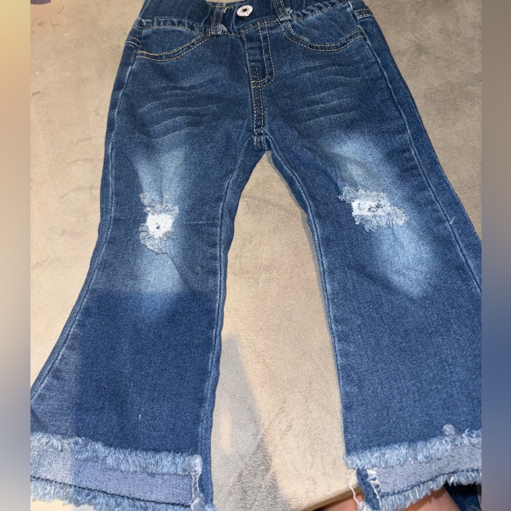 12 month jeans with elastic waist band